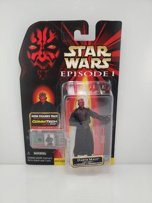 Star Wars 1999 Hasbro Episode I CommTech Collection Darth Maul (Sith Lord) New