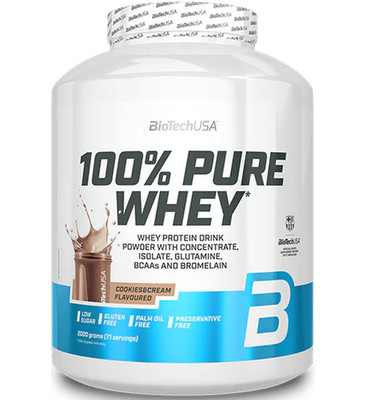 BioTech 100% Pure Whey 2270g Cookies & Cream