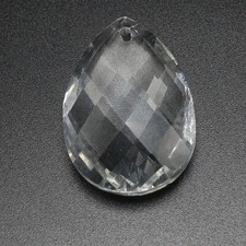 10 Crystal Large Pear Teardrop Prism Sun Catcher Pendant 38mm/1.5" Chandelier