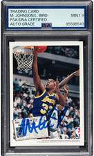 1992 Upper Deck Larry Bird & Magic Johnson #SP1 AUTO Dual Signed PSA DNA 9