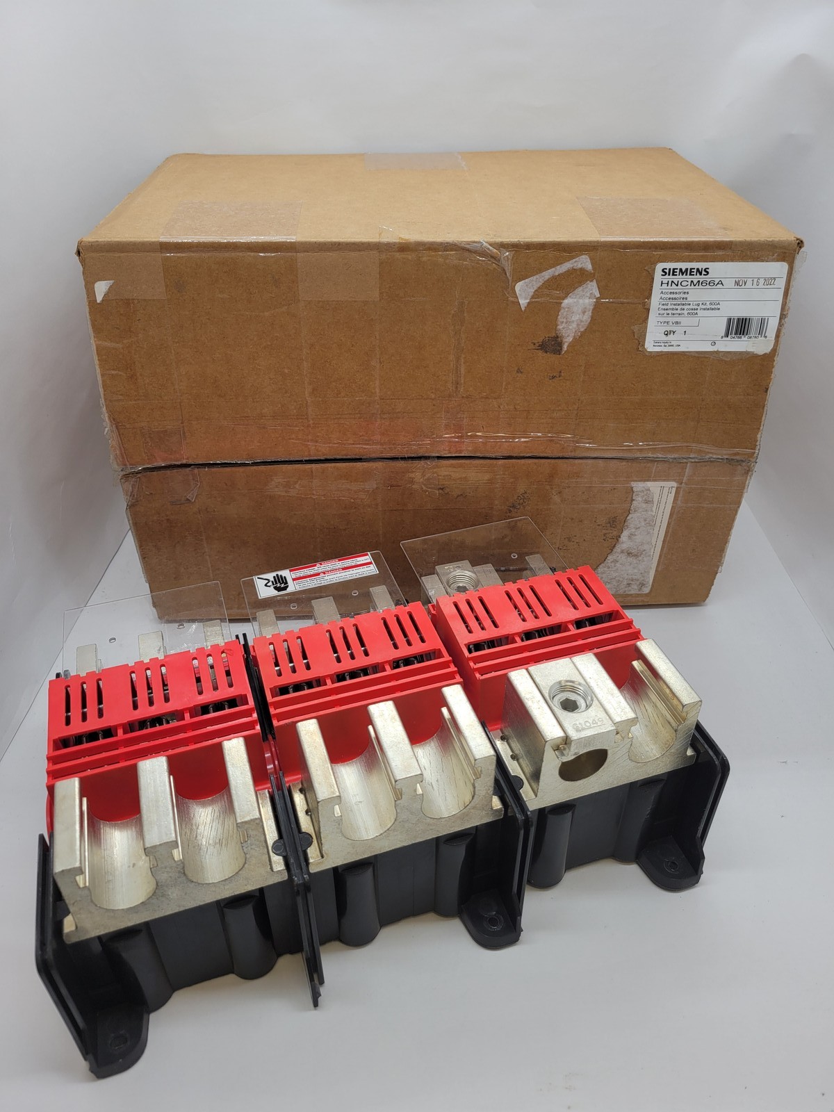 Siemens HNCM66A Field Installation Non Fusible Replacement Lug Kit 600A VBII