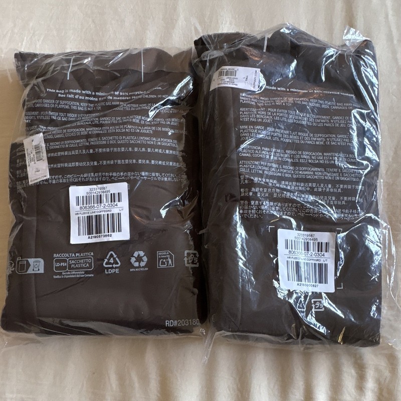 Old Navy Women’s HR Fleece Leggings Large Tall New In packaging 2 Pack Brown