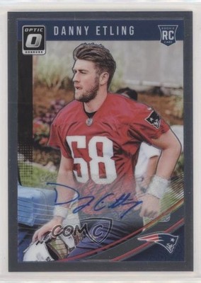 2018 Donruss Optic Rookies Auto /150 Danny Etling #139 Rookie Auto RC pm6