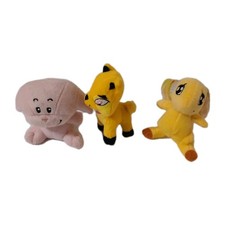 Lot Of 3 McDonalds NEOPETS Plush Stuffed Animal Toy
