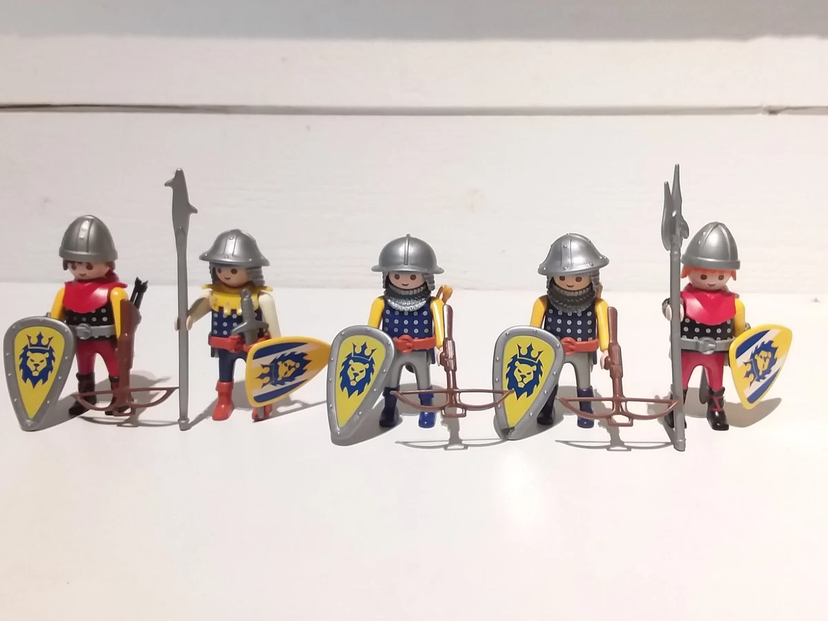 PLAYMOBIL Guerriers Médiévaux – Figs Rares, Neuves Sous Boîte