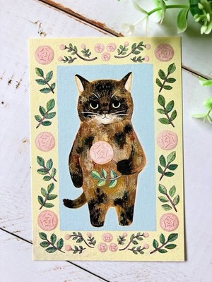 Katzenpostkarte Katzenbilderbuch Tabcat Postkarte gE
