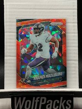 2025 Panini Prizm Football - Nnamdi Madubuike #22 Orange Ice Prizm