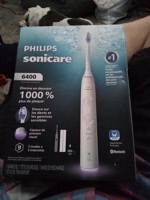 Philips Sonicare 6400 Electric Toothbrush Bluetooth, Pressure Control, Travel C 
