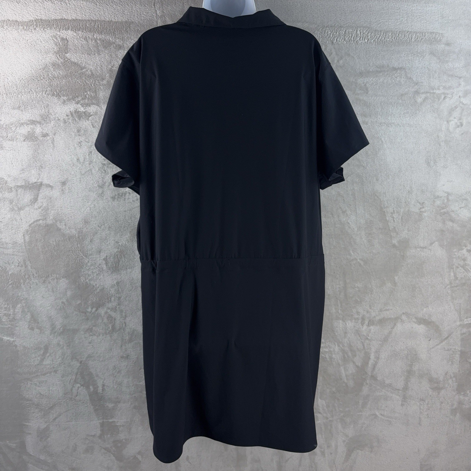 Spanx Sunshine Collared Drawstring Dress Womens S… - image 2