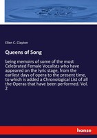 Queens Of Song Ellen C. Clayton Taschenbuch Kartoniert / Broschiert Englisch