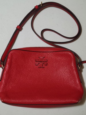 Tory Burch Taylor Leather Camera Bag Brilliant Red | eBay Tory Burch Taylor Leather Camera Bag Brilliant Red | eBay