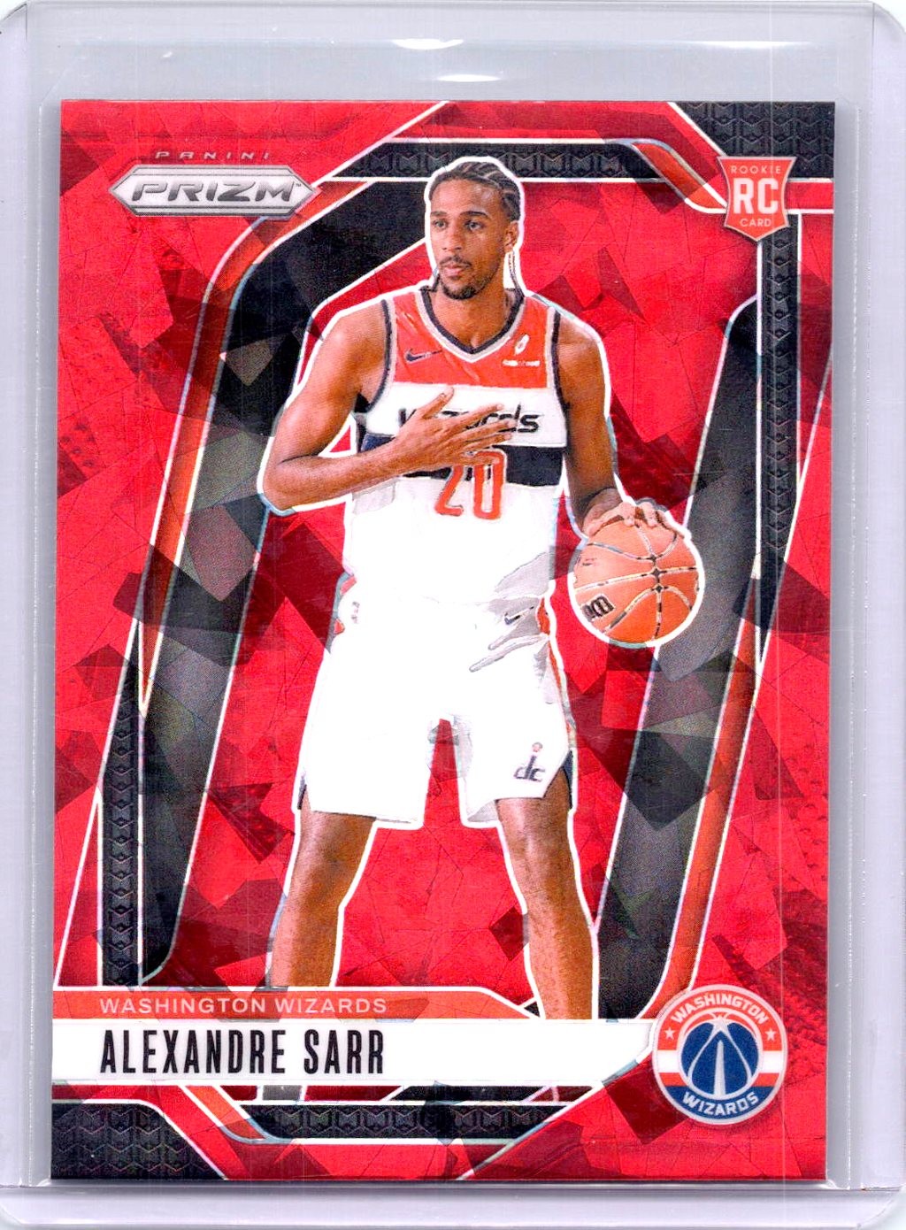 2024-25 Panini Prizm #264 Alexandre Sarr Prizms Red Ice