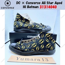 DC × Converse All Star Aged Hi Batman 31314040 Men's Size