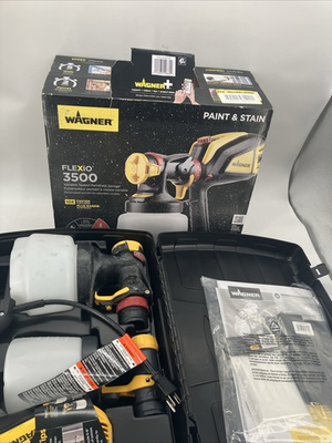 #ad Wagner Flexio 3500 Variable Speed Electric Handheld HVLP Paint amp; Stain Sprayer G $59.95