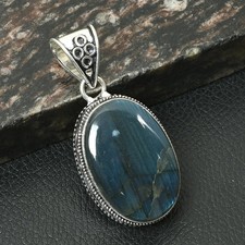 Labradorite Gemstone Handmade Antique Design Pendant Jewelry Gift 2.2