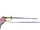 CSA NCO Sword. Army Civil War with Leather Scabbard.  40 inch total