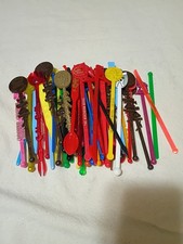 50+ Vintage Swizzle Sticks, Las Vegas, Medora ND, Billings MT D30
