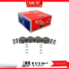 Juego completo de pistones tamaño estándar 13-19 para Ford 1.6L L4 DOHC 16v DNJ P4314