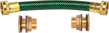 Regen Barrel Linking/Link/-Anschluss-Kit (Zwei Schottverschraubung Messing Tank,