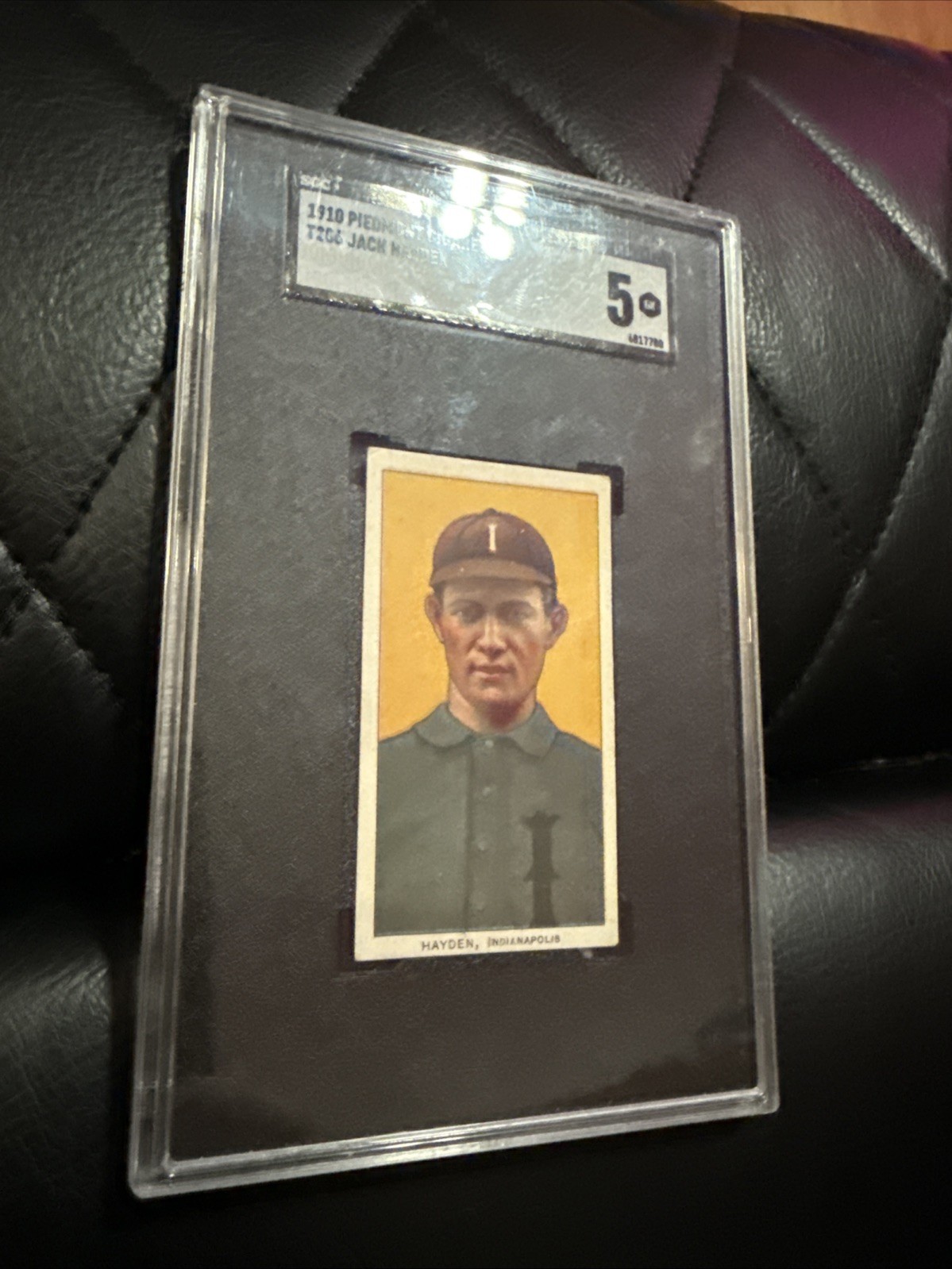 1910 T206 P350 Jack Hayden Indianapolis Indians