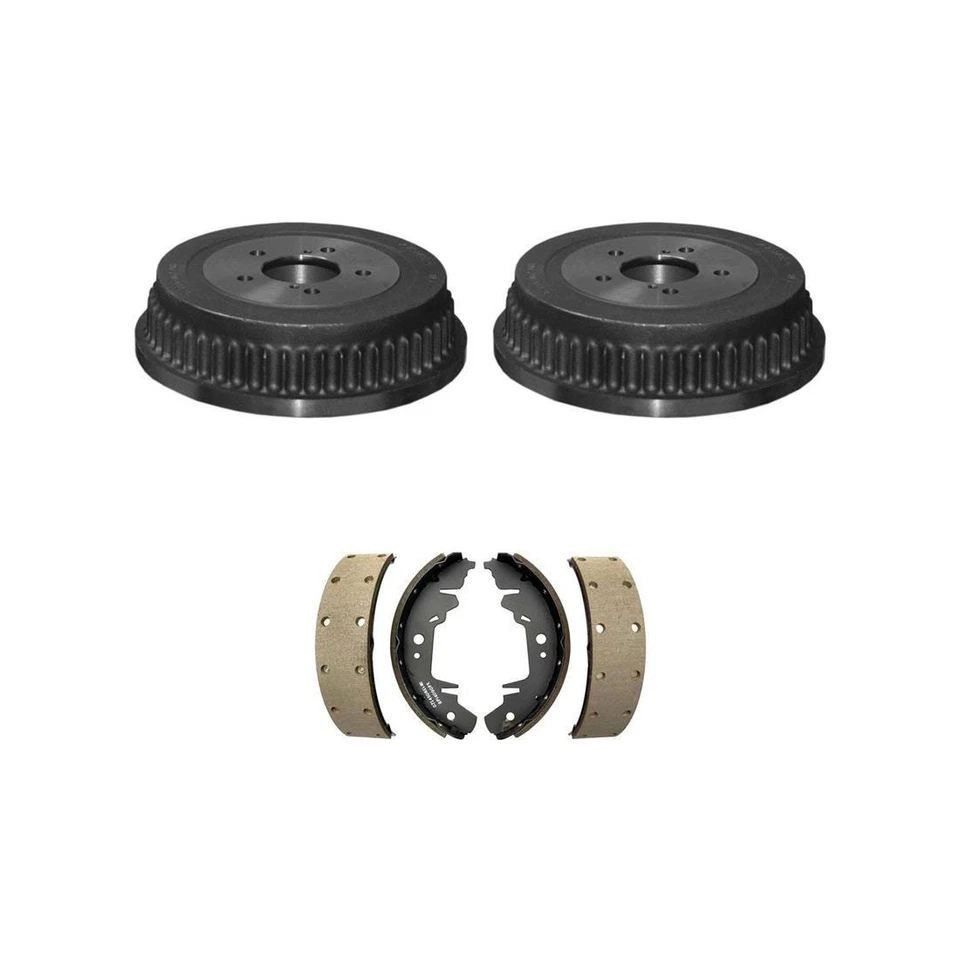 Kit traseiro de tambores de freio e sapatas de freio para Chrysler Grand Voyager compatível com 2000 - Imagem 4 de 4