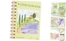 30 Sheets of Spiral Watercolor Paper Pad - 5x7.5 Inch - 140lb/300g Acid-Free