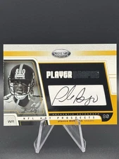 2003 Fleer Hot Prospects Plaxico Burress Auto 001/200 - 1st On Print!