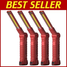 Magnetic Base Flashlight Grill Light 4 Pack