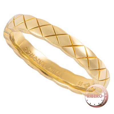CHANEL COCO CRUSH COLLECTION Ring J11794 US 8 1/2 18K Gelbgold mit Box