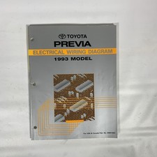 1993 Toyota Previa Wiring Diagrams Schematics Layout Factory Oem 1993 Toyota Previa Wiring Diagrams Schematics Layout Factory Oem