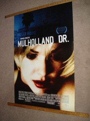 David Lynch's MULHOLLAND DR. Orig. 2001 One-Sheet~Naomi Watts & Robert Forster