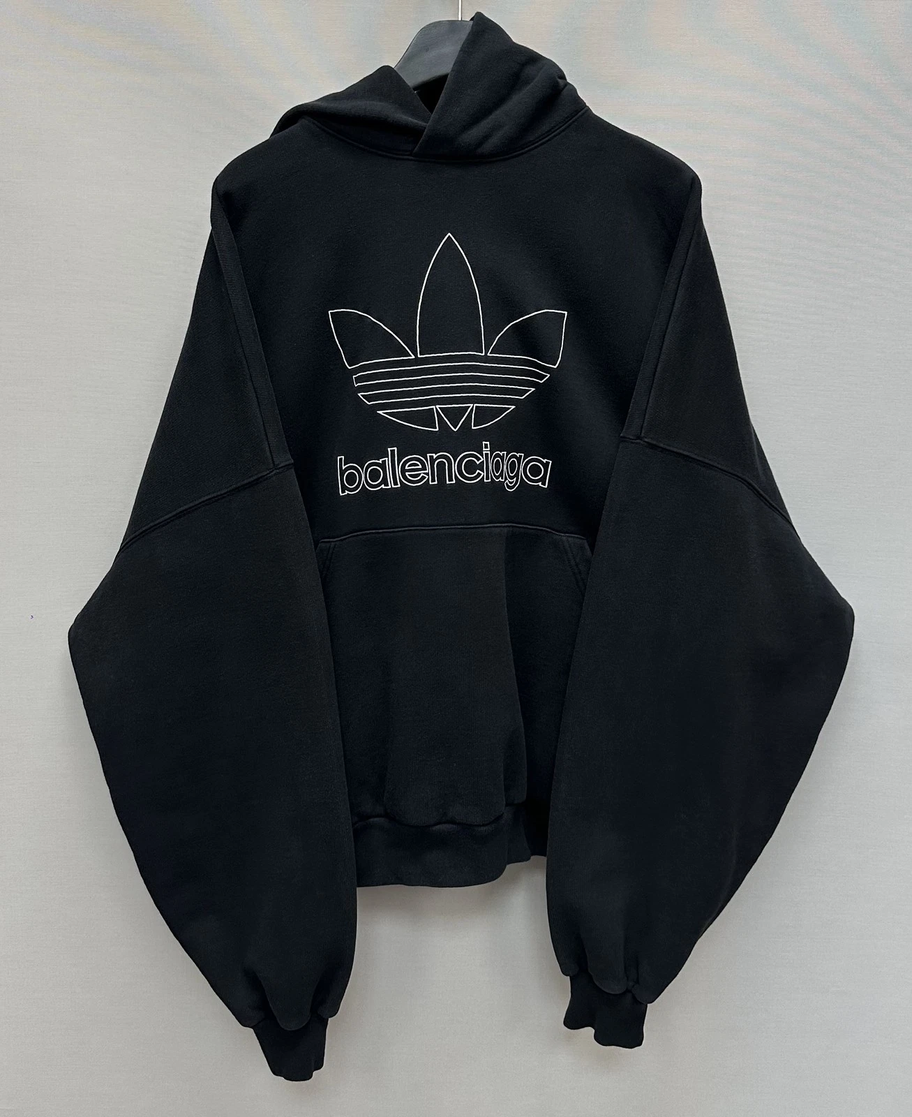 Felpa con cappuccio oversize Balenciaga x Adidas 2 133540371