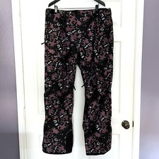 The North Face Freedom ski snowboard shell waterproof snow pants snake print XL