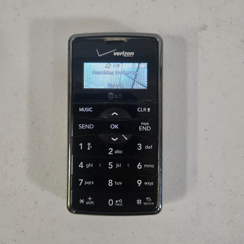LG enV2 VX9100 Black Verizon Cellular Phone Bundle - Chargers Cases Vintage A4