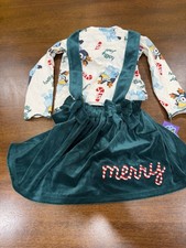 Toddler Girls Disney Bluey Christmas Dress 18 Months NWT