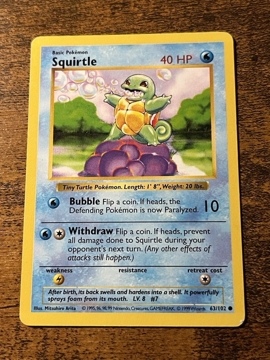 Pokémon TCG Rare Shadowless Individual Collectible Card Game Cards