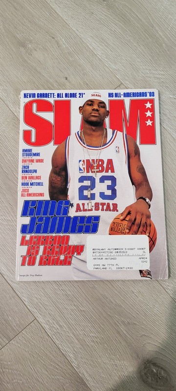 SLAM Magazine #71 March 2003 LeBron James Cover “King James” Rookie Era Issue