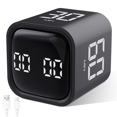 Cube Time Timer, Pomodoro Drehtimer, 5/10/30/60 Minuten und Di...