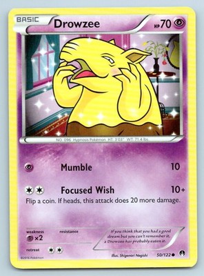 Pokemon Drowzee XY - BREAKpoint BKP 50/122 LP