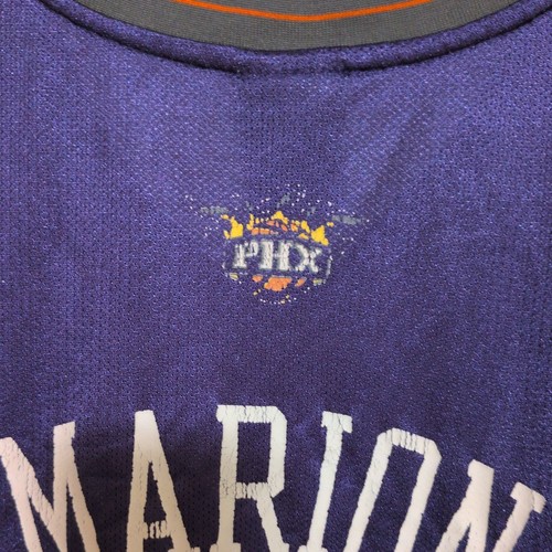 Vintage Nike Phoenix Suns Marion #31 Trikot Herren Medium +2 Länge lila gebraucht, in einwandfreiem Zustand - Bild 11 von 11