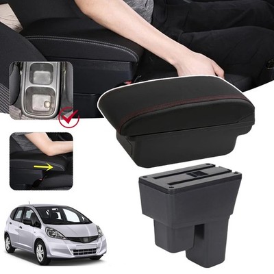   Mittelarmlehne Mittelkonsole Armauflage Für Honda Jazz 2009 - 2013 Schwarz