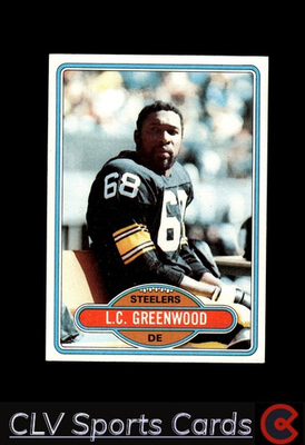 #ad Pittsburgh Steelers L.C. Greenwood #375 Topps Football Near Mint or Better $3.00
