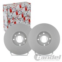 2X Ferodo 283Mm Bremsscheiben BelÜFtet Vorne Passend FüR CitroËN Berlingo C3 C4