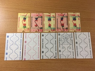 1977 Churchill Downs Horse Racing Tote Betting Tickets, Home of KY