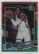 2023 Donruss Optic Rated Rookie Choice Red & Green Prizm Chris Livingston 17zx