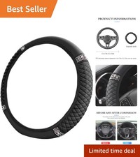 Colorful Bling Steering Wheel Cover - 15 Inch Soft Leather For Women Girls Colorful Bling Steering Wheel Cover - 15 Inch Soft Leather For Women Girls