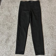 Liverpool Los Angeles Pull-On Pants Women's Size 10 Black Olive Houndstooth