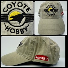 NEW Vintage Coyote Hobby Embroidered Strapback Cap Adjustable Non  Structured NEW