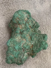4x3x1.5in 251g Raw Kingman #8 Seafoam Turquoise Nugget 1255cts