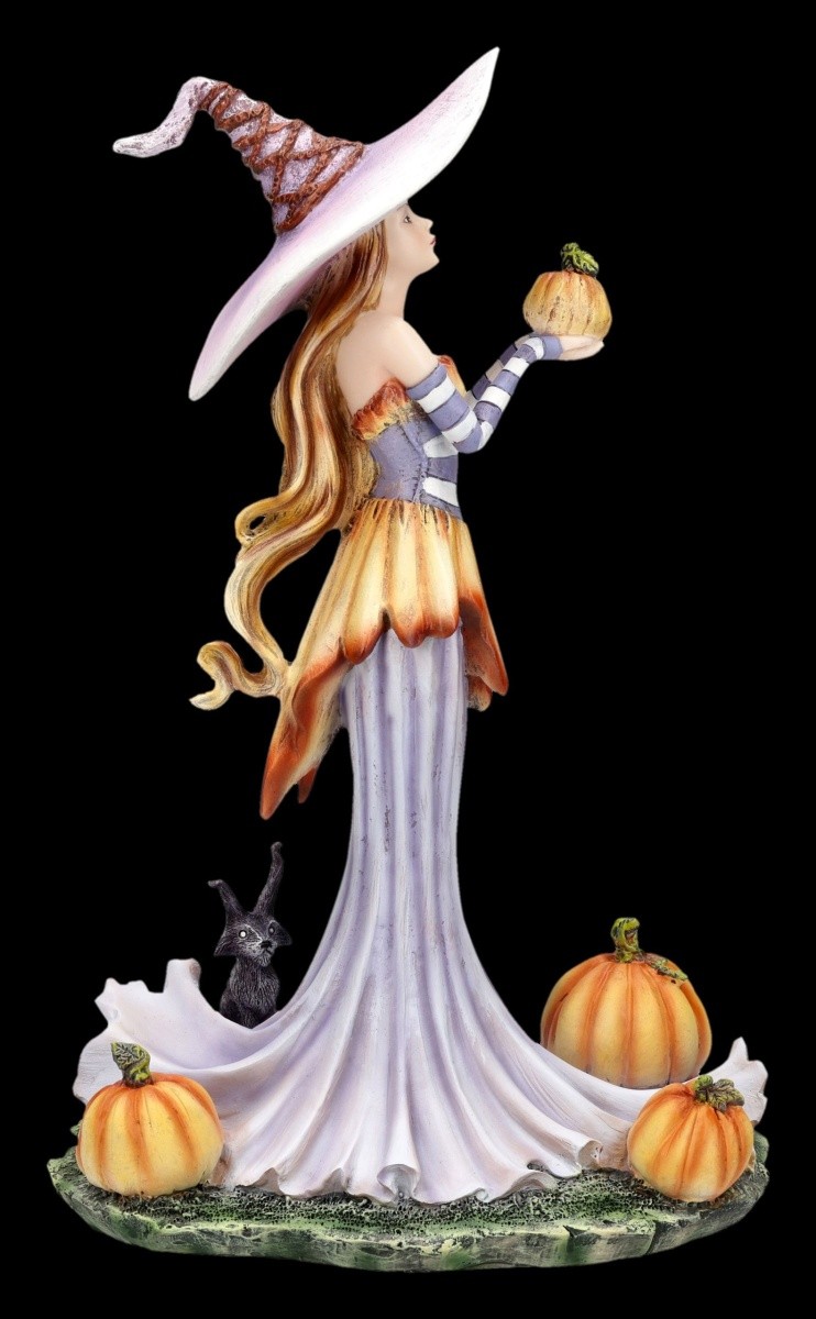 Hexenfigur - Pumpkin Witch By Amy Brown - Halloween Fall Decor Collector